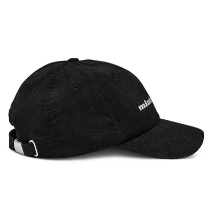 Mintt Studio Black Corduroy Cap - mintt-studio
