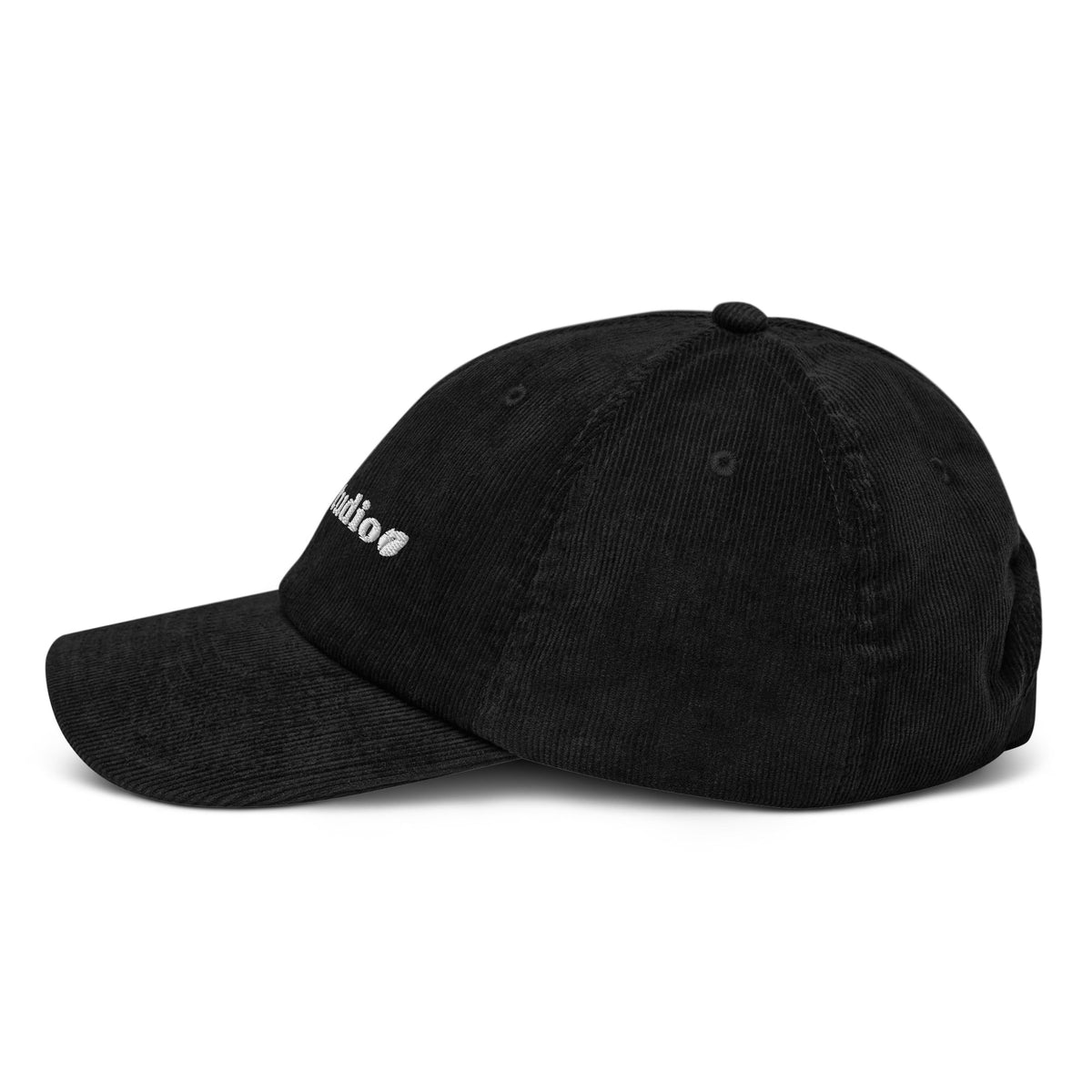 Mintt Studio Black Corduroy Cap - mintt-studio