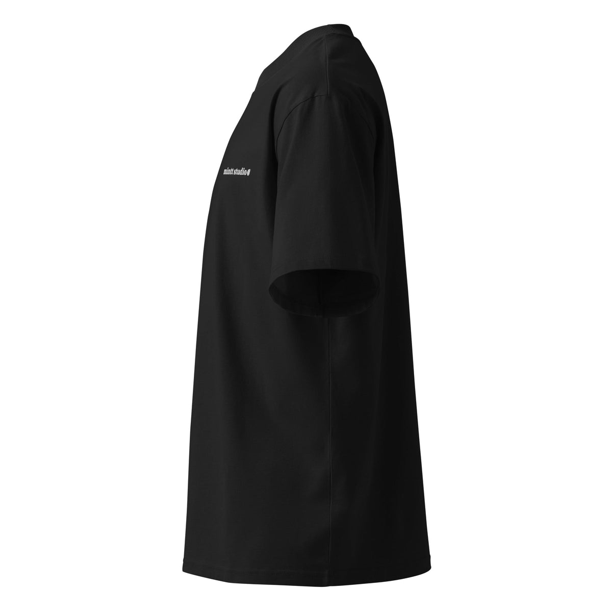 Mintt Studio Logo Black T-Shirt - mintt-studio