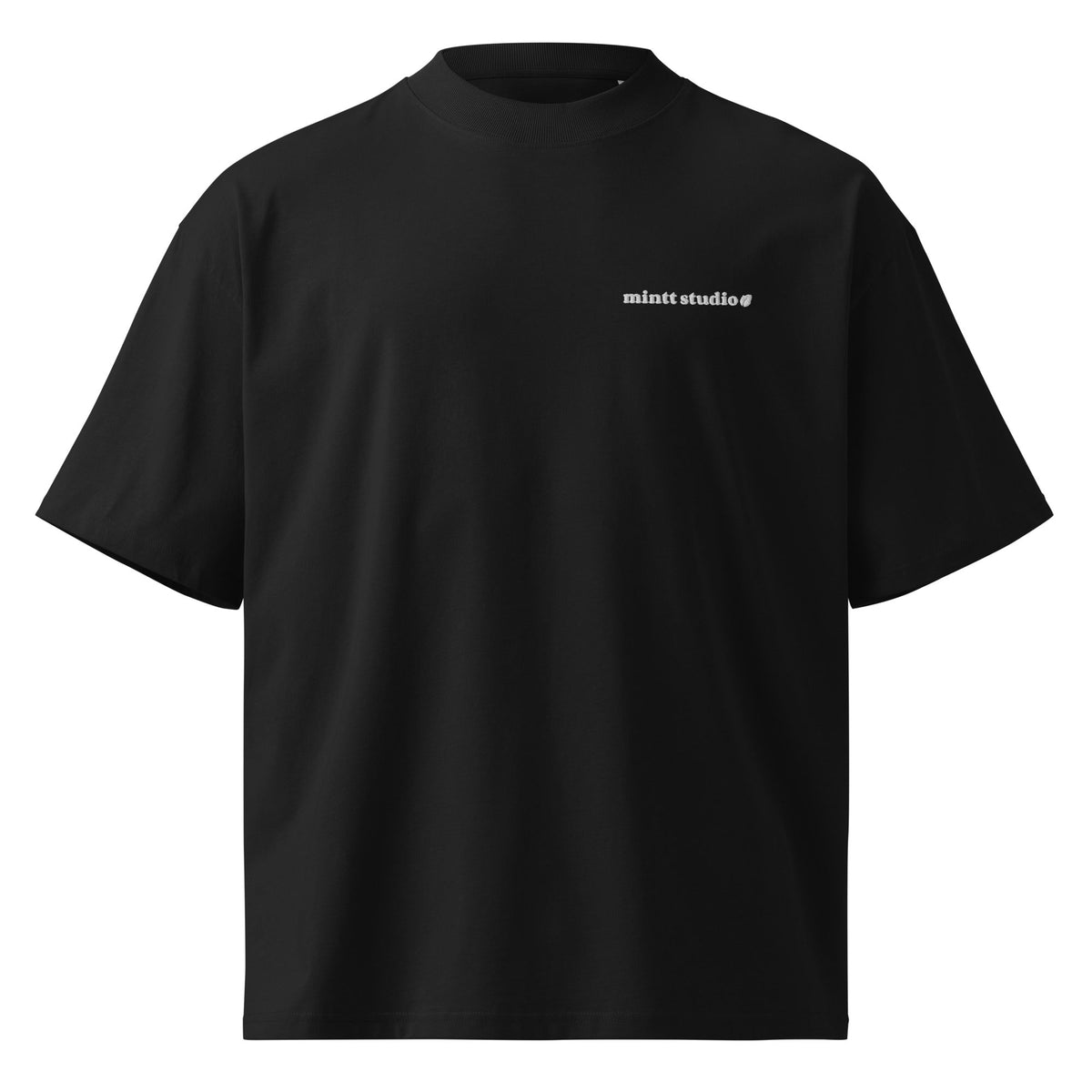 Mintt Studio Logo Black T-Shirt - mintt-studio